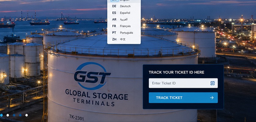 GST terminal and marine interface operating at night